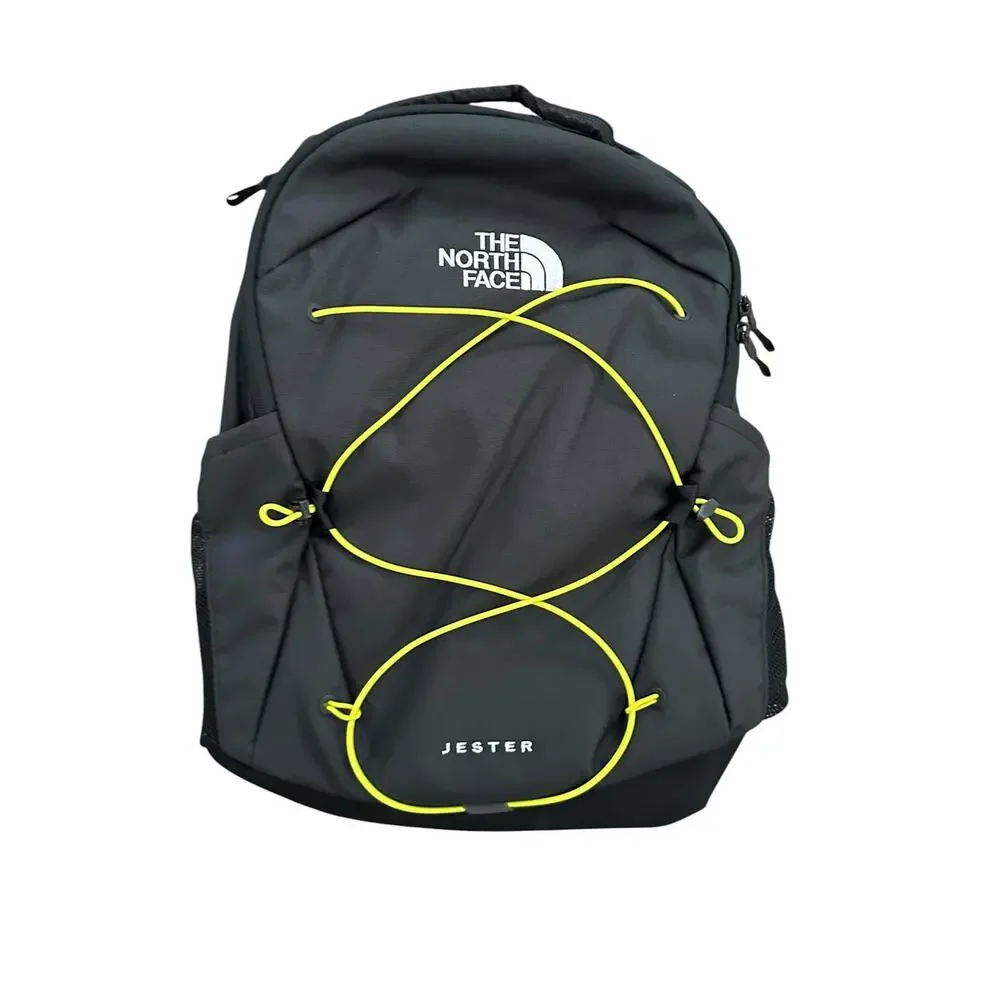 The North Face Jester Backpack 28L Black/Yellow NF0A3VXF 15 Inch Laptop Bag NEW